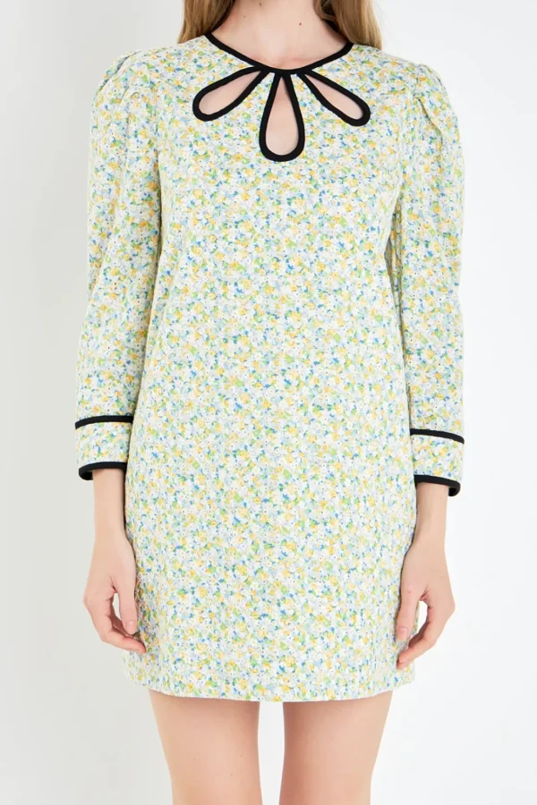 ENGLISH FACTORY Floral Dresses | Tops*- Floral Mini Dress MULTI