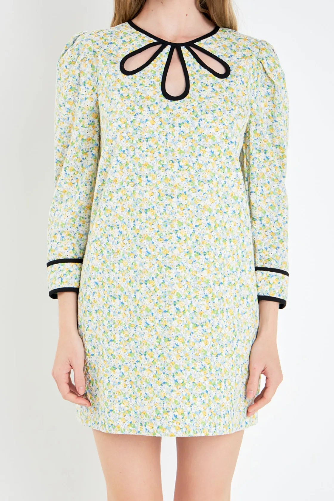 english_factory__floral_m_0-4.webp ENGLISH FACTORY Floral Dresses | Tops*- Floral Mini Dress MULTI
