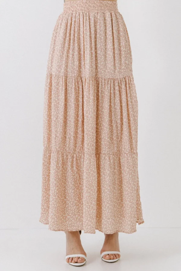 ENGLISH FACTORY Skirts | Tops*- Floral Maxi Skirt