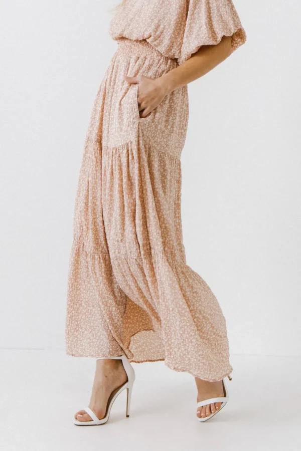 ENGLISH FACTORY Skirts | Tops*- Floral Maxi Skirt