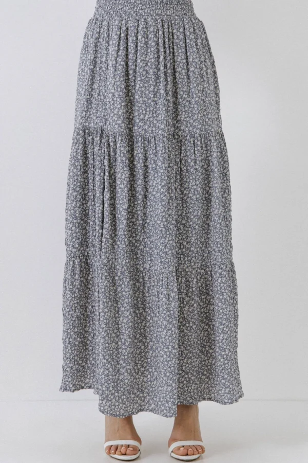 ENGLISH FACTORY Skirts | Tops*- Floral Maxi Skirt