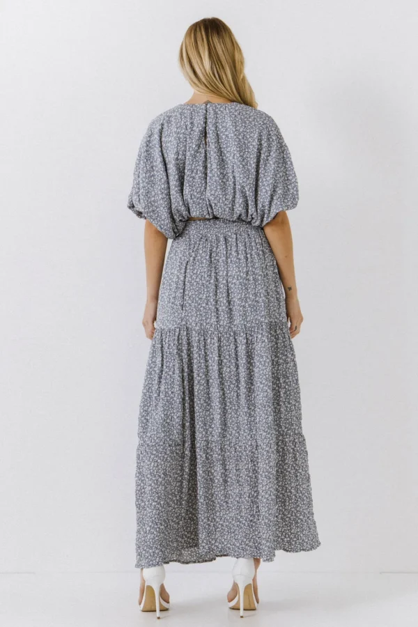 ENGLISH FACTORY Skirts | Tops*- Floral Maxi Skirt
