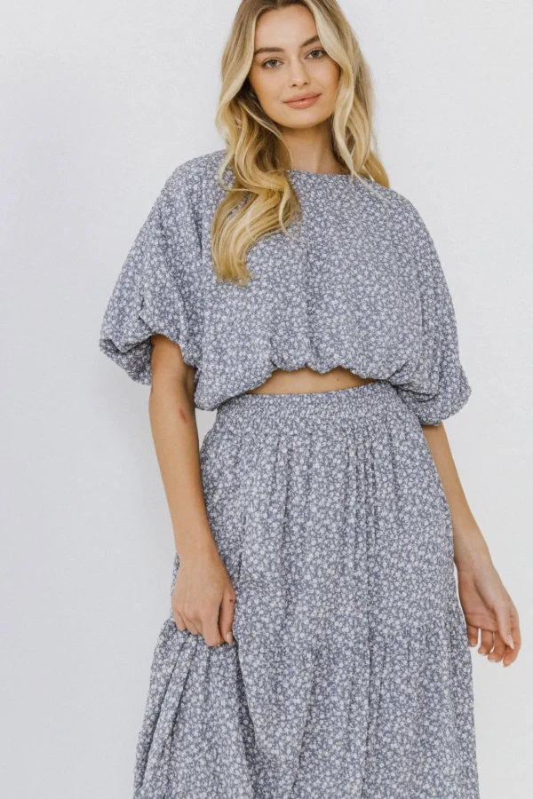 ENGLISH FACTORY Skirts | Tops*- Floral Maxi Skirt