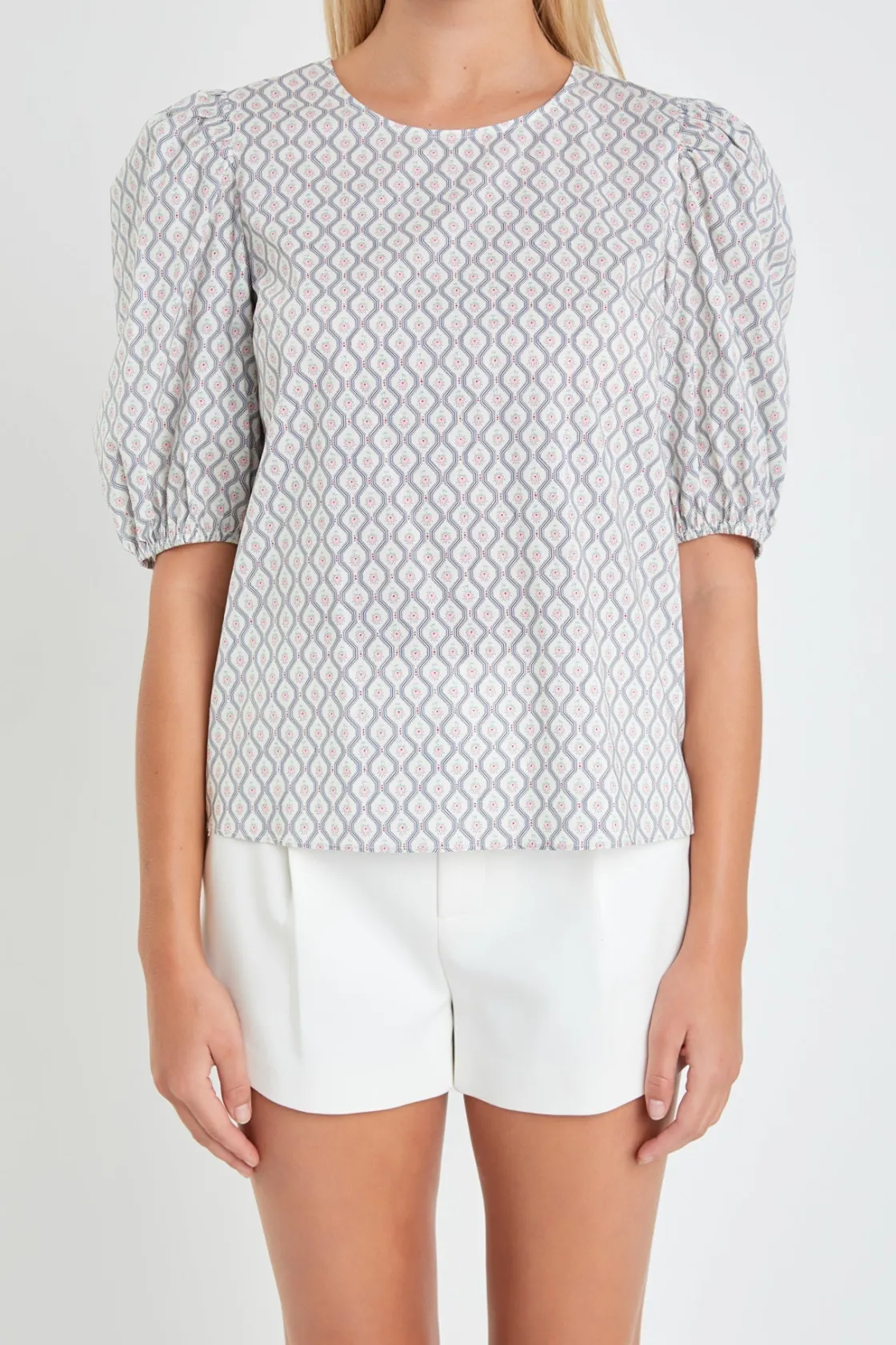 english_factory__floral_p_0-11.webp ENGLISH FACTORY Tops*- Floral Print Puff Sleeve Top MULTI