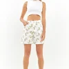 ENGLISH FACTORY Shorts & Skorts | Tops*- Floral Print Shorts WHITEMULTI