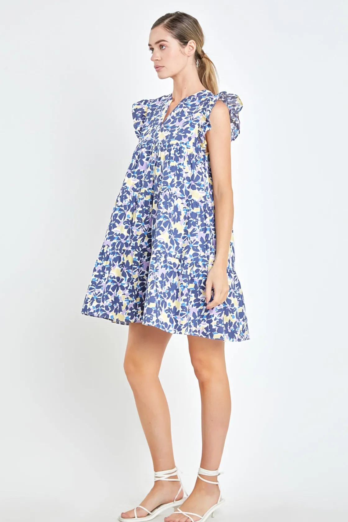 english_factory__floral_p_1-19.webp ENGLISH FACTORY Floral Dresses*- Floral Prints Babydoll Mini Dress BLUEMULTI