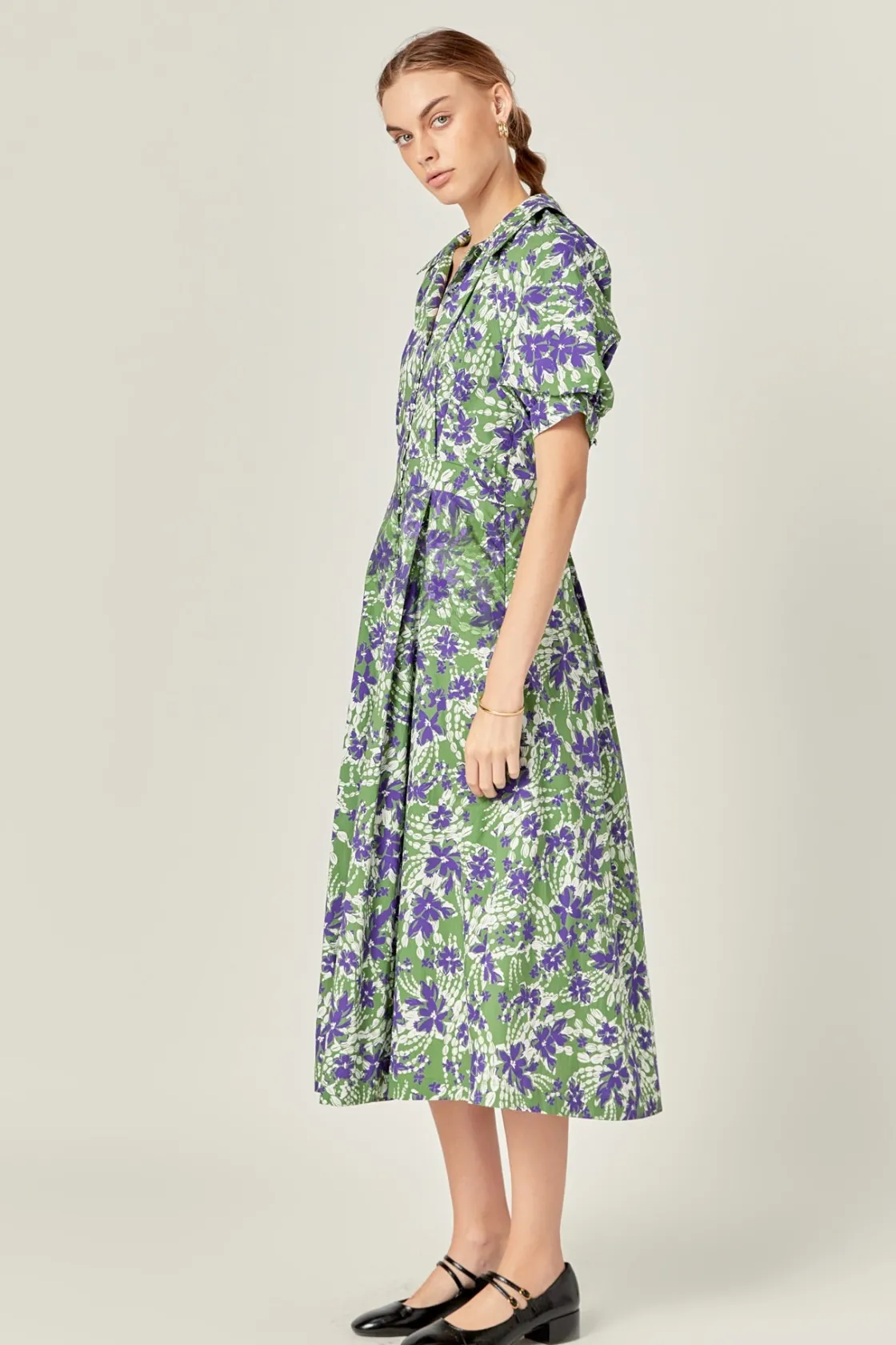 english_factory__floral_p_1-26.webp ENGLISH FACTORY Floral Dresses | Tops*- Floral Printed Midi Dress OLIVEMULTI