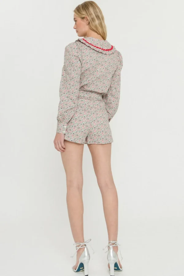 ENGLISH FACTORY Shorts & Skorts | Tops*- Floral Print Shorts PINKMULTI