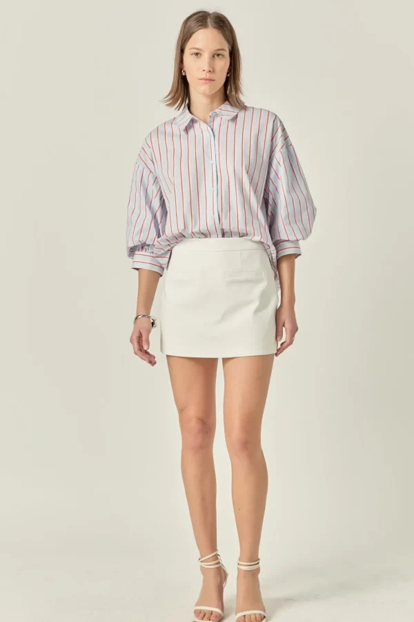 ENGLISH FACTORY Shorts & Skorts | Tops*- Front Welt Pockets Skort