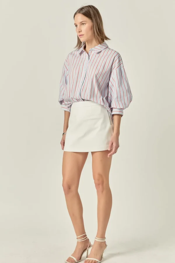 ENGLISH FACTORY Shorts & Skorts | Tops*- Front Welt Pockets Skort