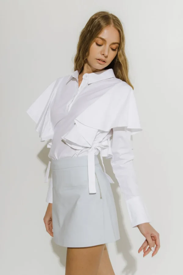 ENGLISH FACTORY Shorts & Skorts | Tops*- Front Welt Pockets Skort
