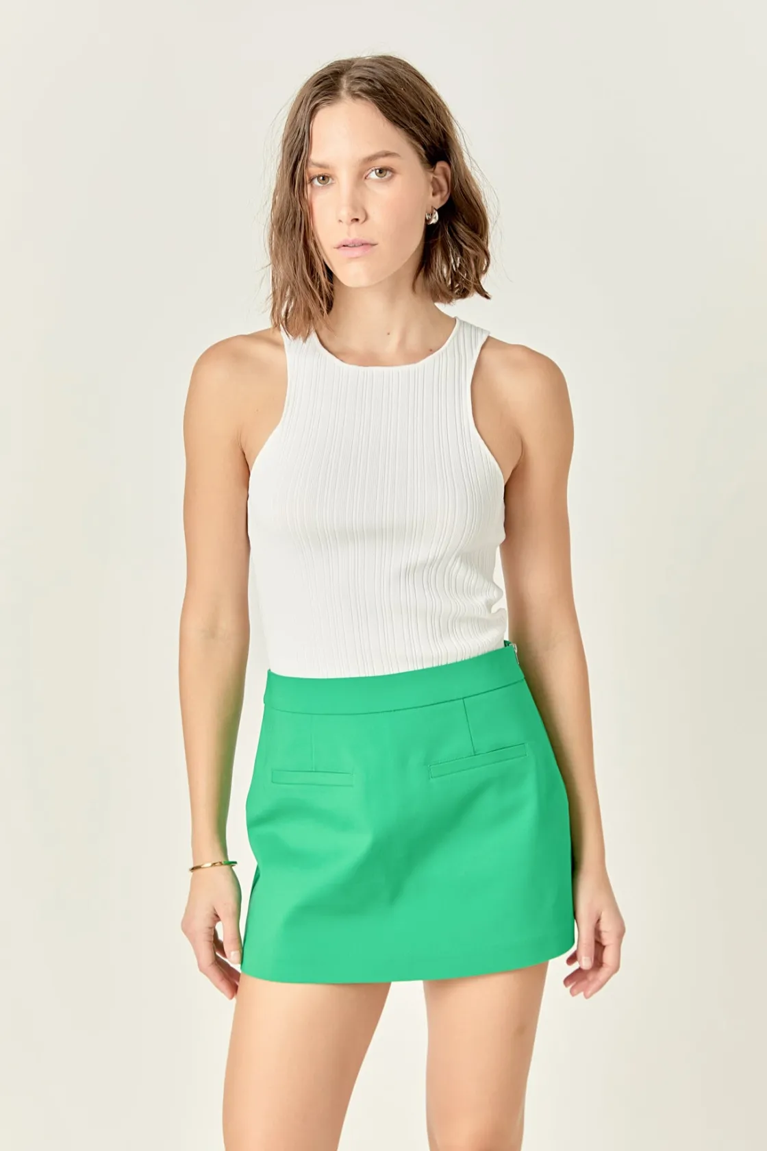 english_factory__front_we_4.webp ENGLISH FACTORY Shorts & Skorts | Tops*- Front Welt Pockets Skort