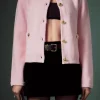 ENGLISH FACTORY Jackets & Coats*- Gold Button Cardigan LIGHTPINK