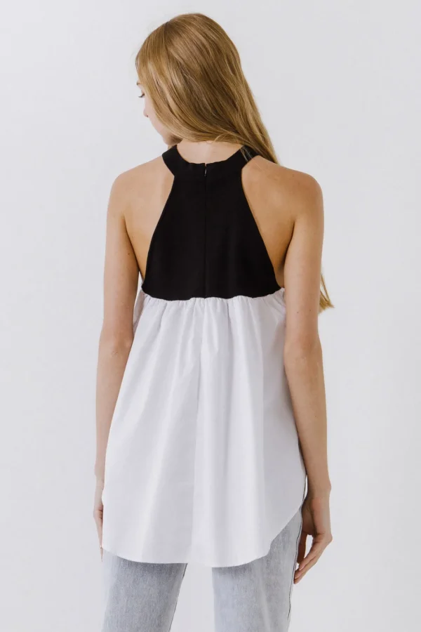 ENGLISH FACTORY Tops*- Halter Neck Blouse
