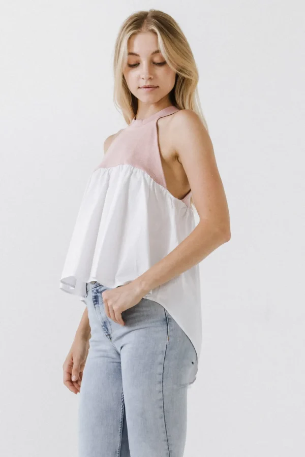 ENGLISH FACTORY Tops*- Halter Neck Blouse