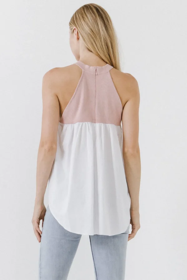 ENGLISH FACTORY Tops*- Halter Neck Blouse