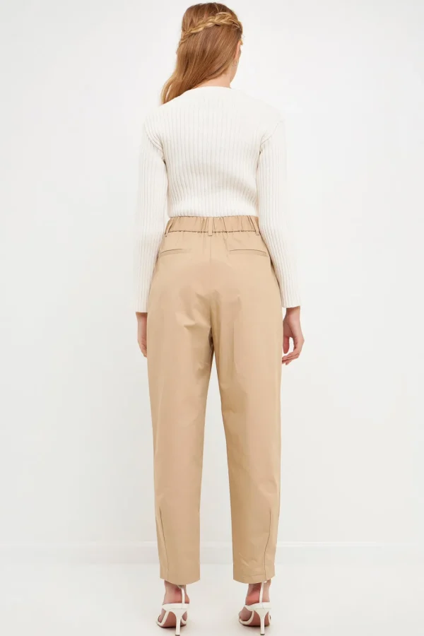 ENGLISH FACTORY Pants | Tops*- High Waist Pleated Trouser