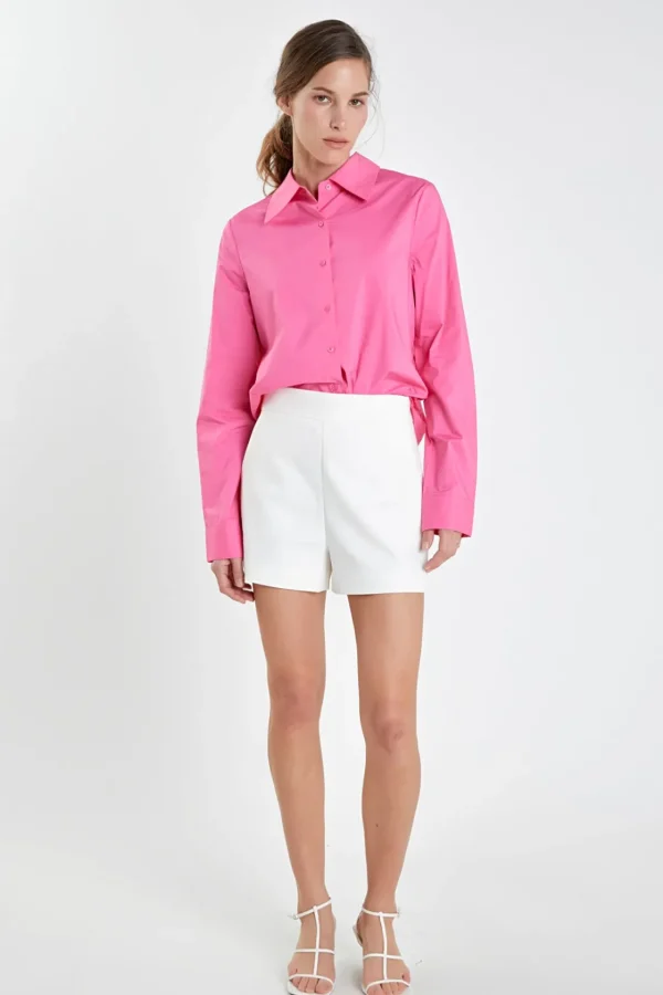 ENGLISH FACTORY Shorts & Skorts | Tops*- High Waisted Mini Shorts