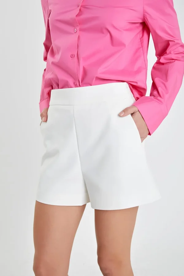 ENGLISH FACTORY Shorts & Skorts | Tops*- High Waisted Mini Shorts