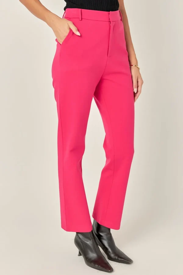 ENGLISH FACTORY Sweaters & Knits | Matching Sets*- High-waist Knit Pants FUCHSIA