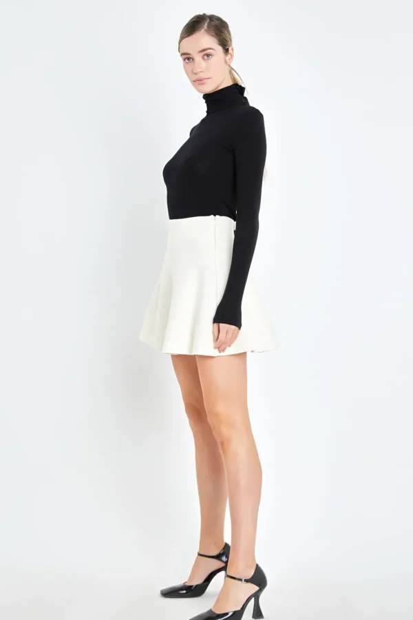 ENGLISH FACTORY Sweaters & Knits | Skirts*- High-Waisted A-Line Mini Skirt
