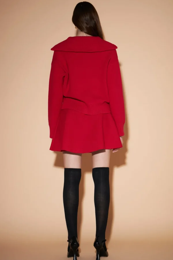 ENGLISH FACTORY Sweaters & Knits | Skirts*- High-Waisted A-Line Mini Skirt