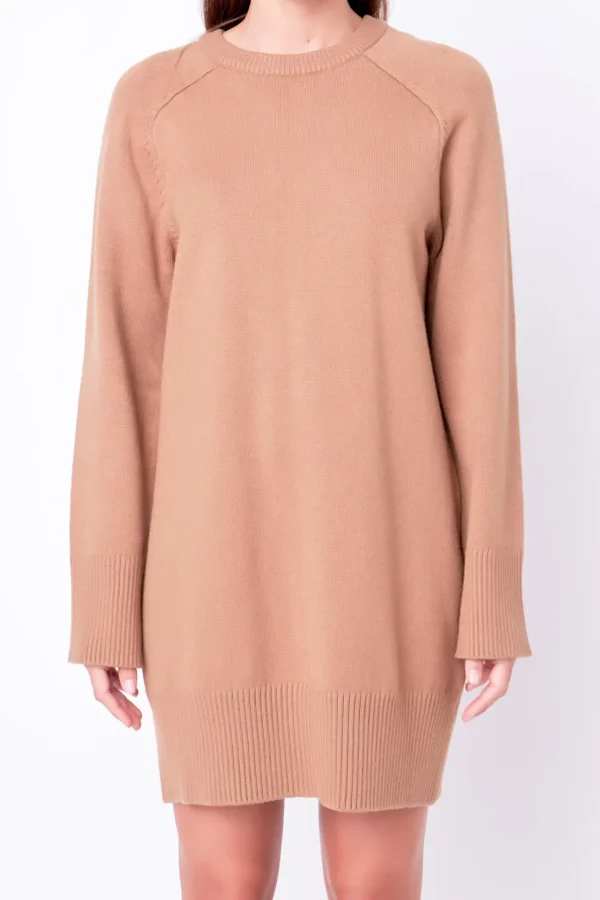 ENGLISH FACTORY Knit Dresses | White Dresses*- Knit Mini Dress