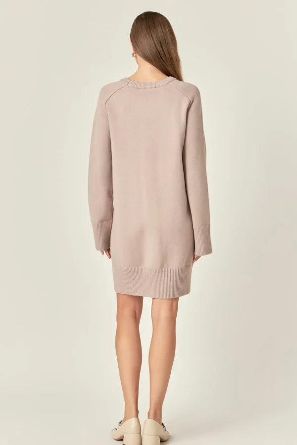 ENGLISH FACTORY Knit Dresses | White Dresses*- Knit Mini Dress