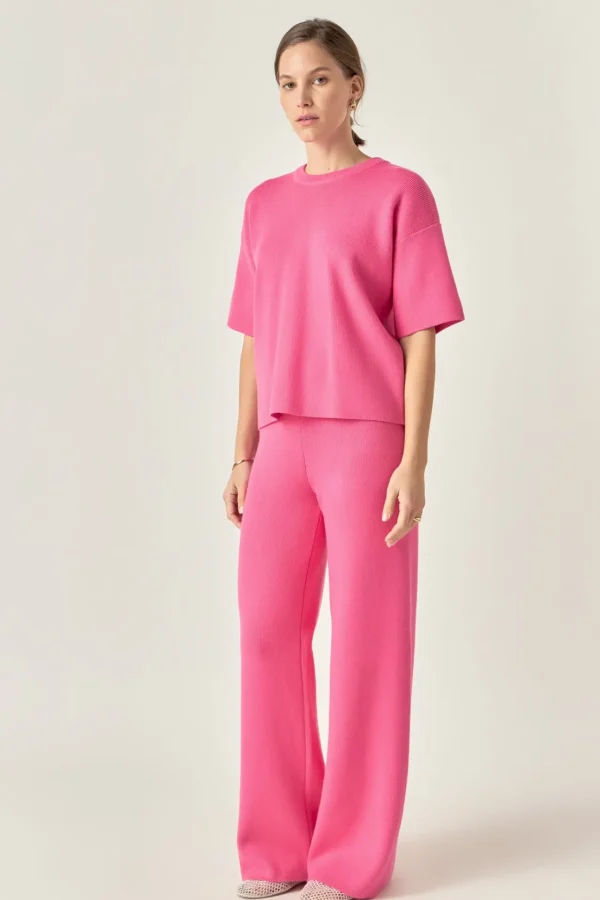 ENGLISH FACTORY Matching Sets | Pants*- Knit Pants PINK