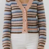 ENGLISH FACTORY Sweaters & Knits*- Knit Stripe Cardigan MULTI