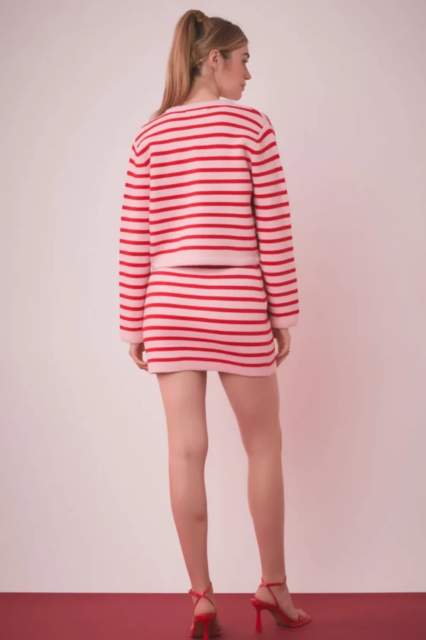 ENGLISH FACTORY Sweaters & Knits | Matching Sets*- Knit Striped Mini Skirt