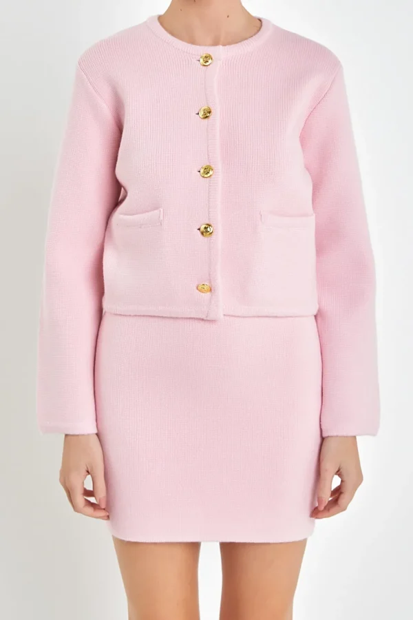 ENGLISH FACTORY Sweaters & Knits | Matching Sets*- Knit Sweater Cardigan