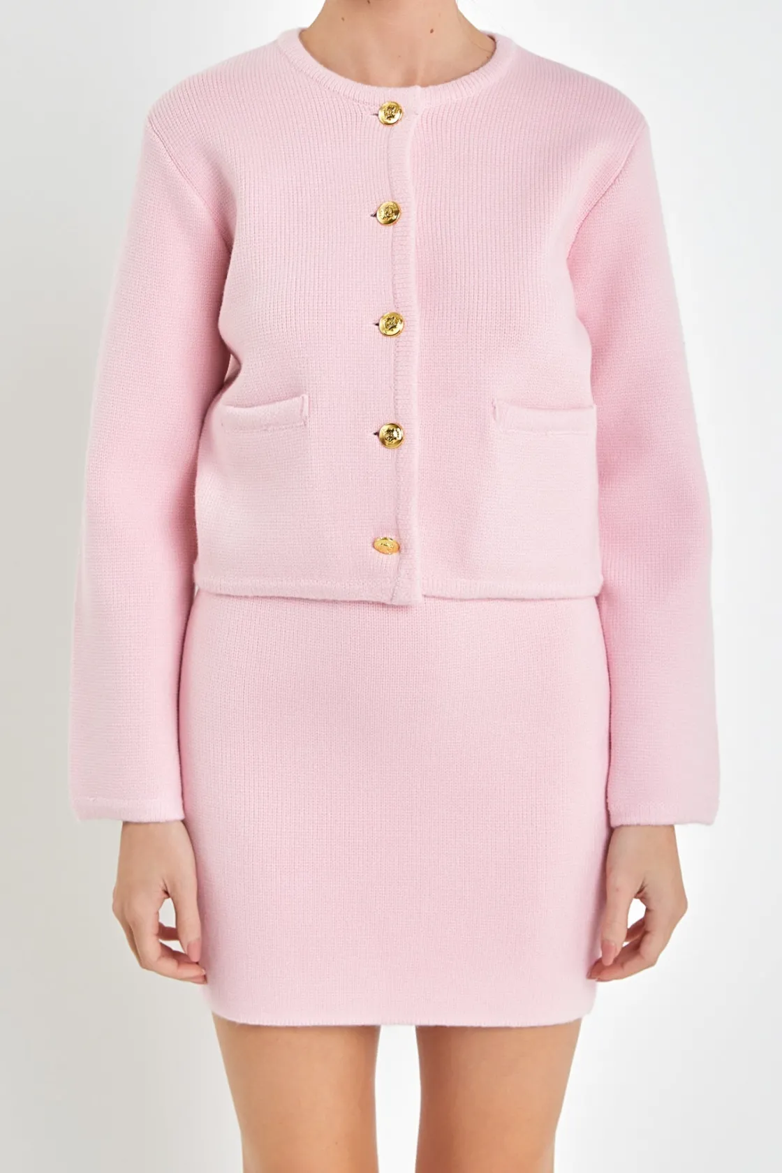 english_factory__knit_swe_10.webp ENGLISH FACTORY Sweaters & Knits | Matching Sets*- Knit Sweater Cardigan