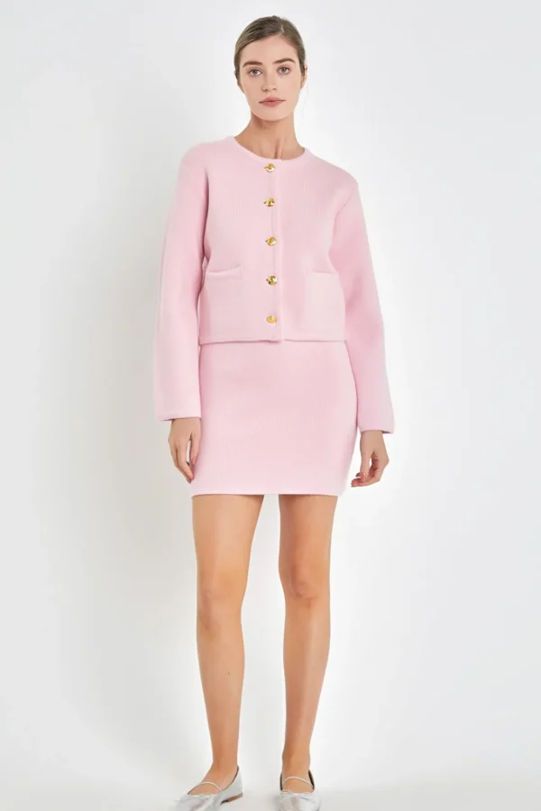 ENGLISH FACTORY Sweaters & Knits | Matching Sets*- Knit Sweater Cardigan