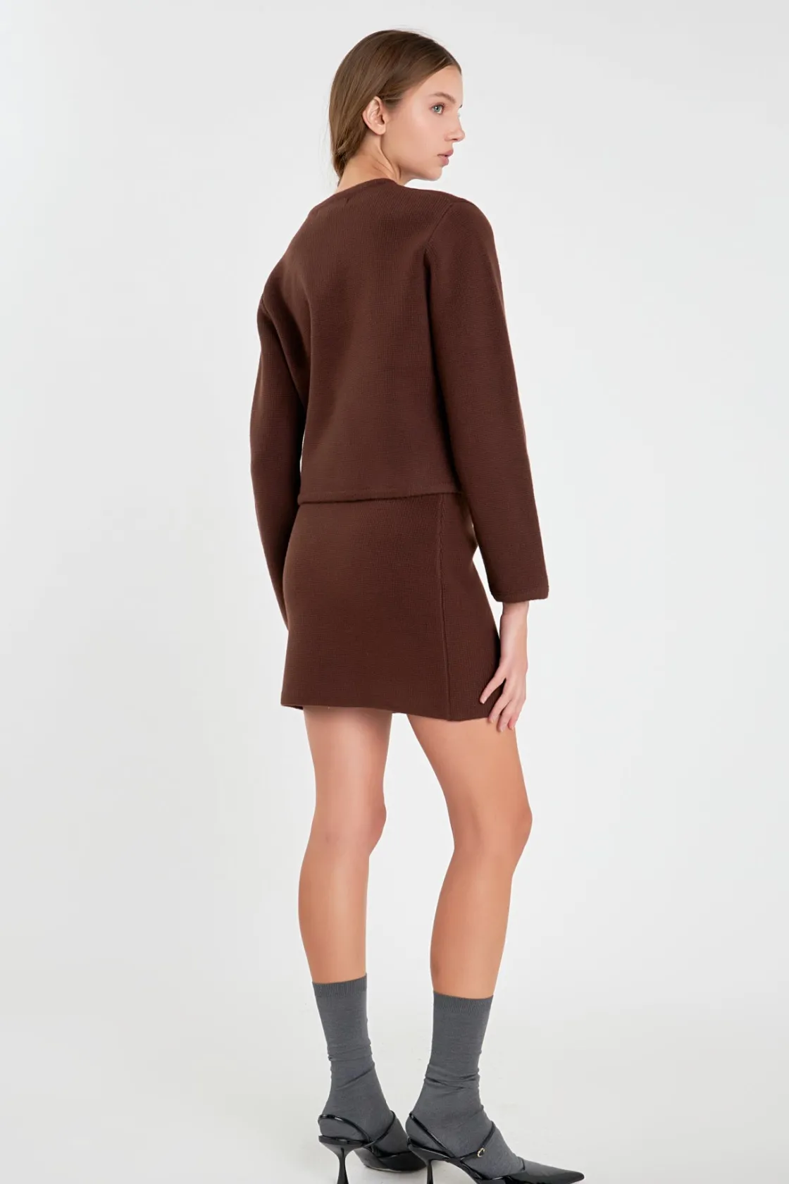 english_factory__knit_swe_2.webp ENGLISH FACTORY Sweaters & Knits | Matching Sets*- Knit Sweater Cardigan