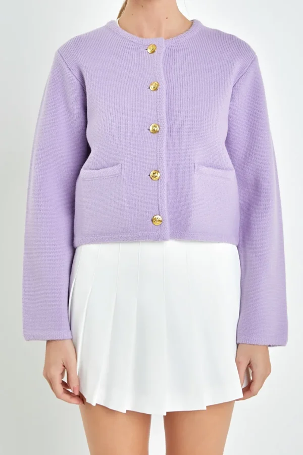 ENGLISH FACTORY Sweaters & Knits | Matching Sets*- Knit Sweater Cardigan