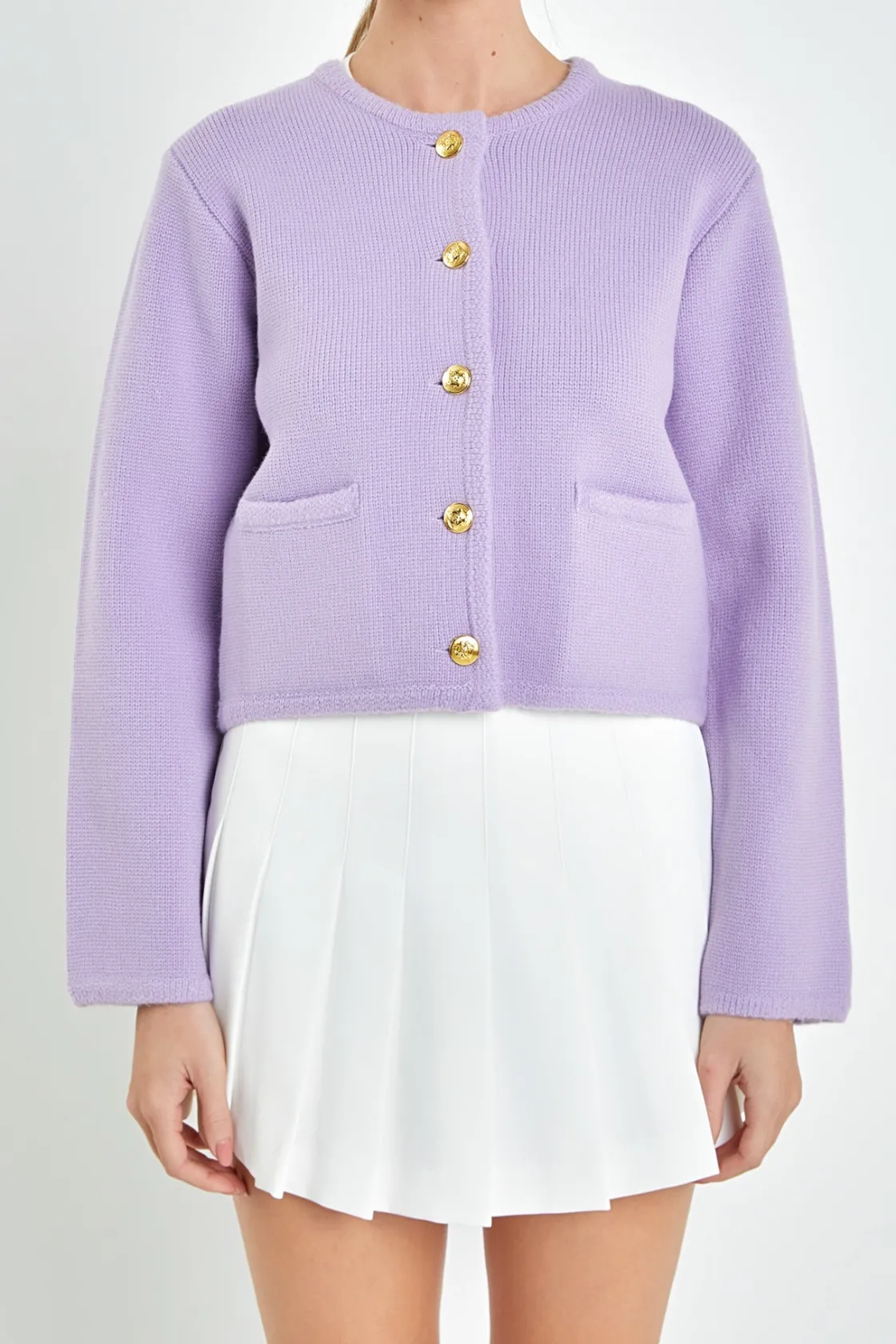 english_factory__knit_swe_5.webp ENGLISH FACTORY Sweaters & Knits | Matching Sets*- Knit Sweater Cardigan