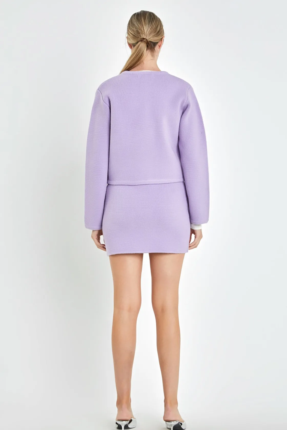 english_factory__knit_swe_8.webp ENGLISH FACTORY Sweaters & Knits | Matching Sets*- Knit Sweater Cardigan