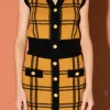 ENGLISH FACTORY Sweaters & Knits | Matching Sets*- Knit Vest with Buttons YELLOW/BLACK