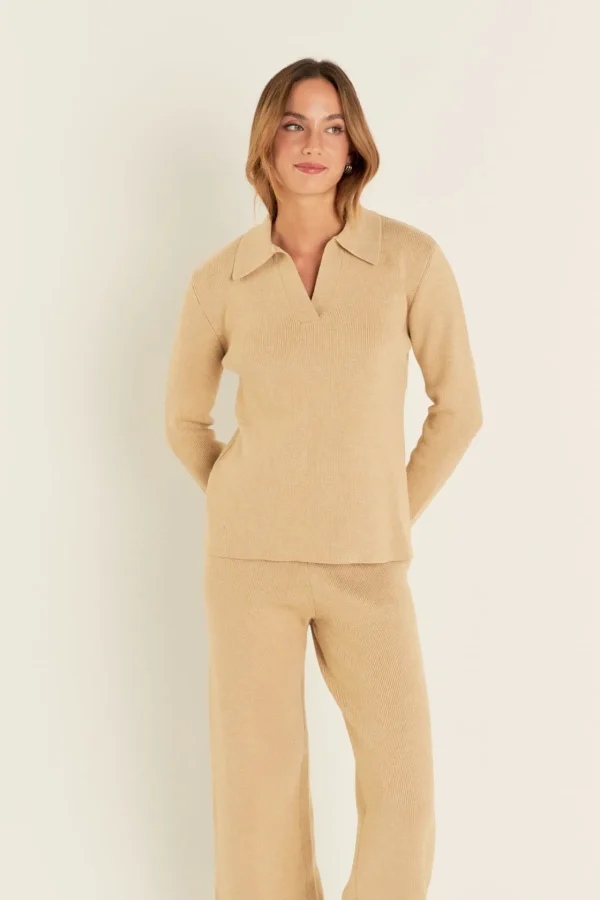 ENGLISH FACTORY Sweaters & Knits | Matching Sets*- Knit Wide Pants