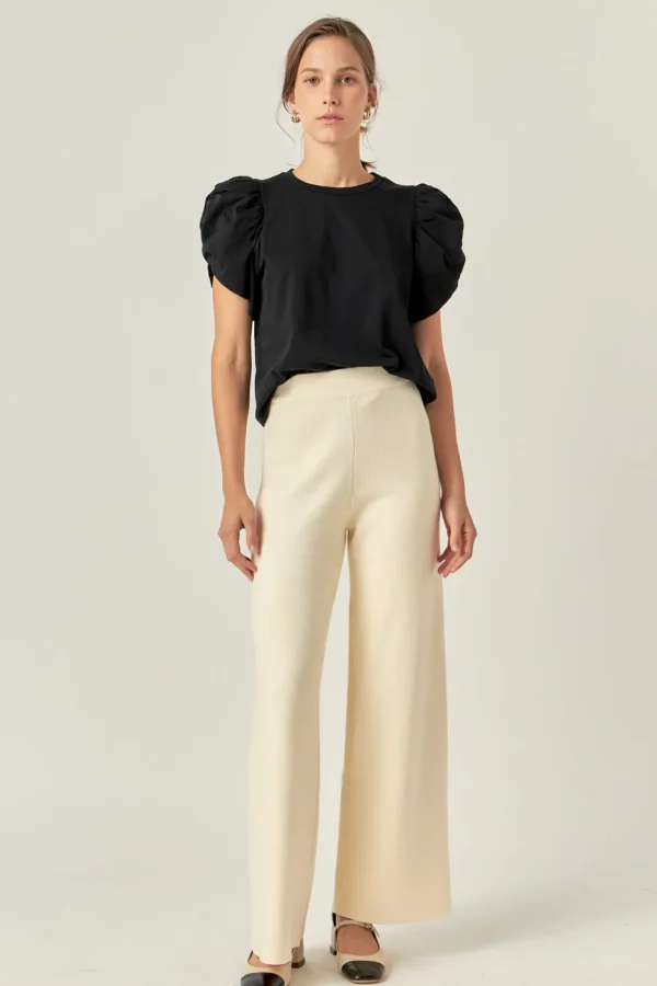 ENGLISH FACTORY Sweaters & Knits | Matching Sets*- Knit Wide Pants