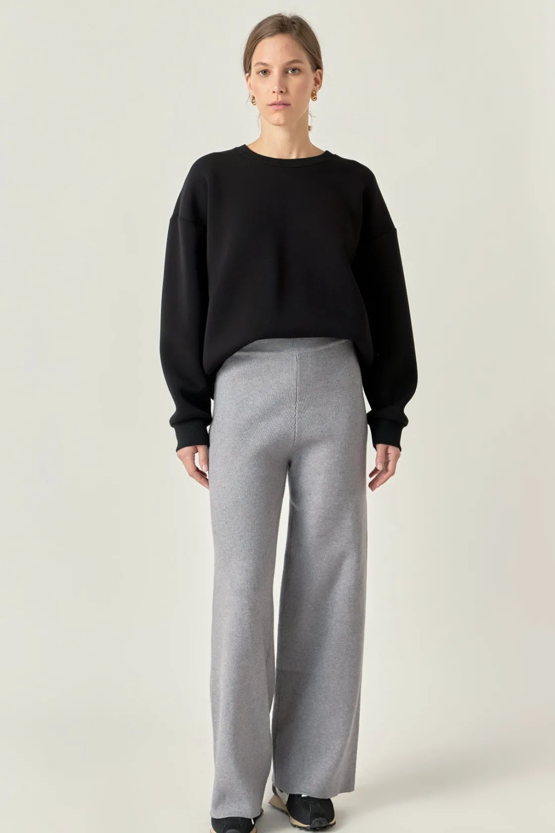 english_factory__knit_wid_4.webp ENGLISH FACTORY Sweaters & Knits | Matching Sets*- Knit Wide Pants