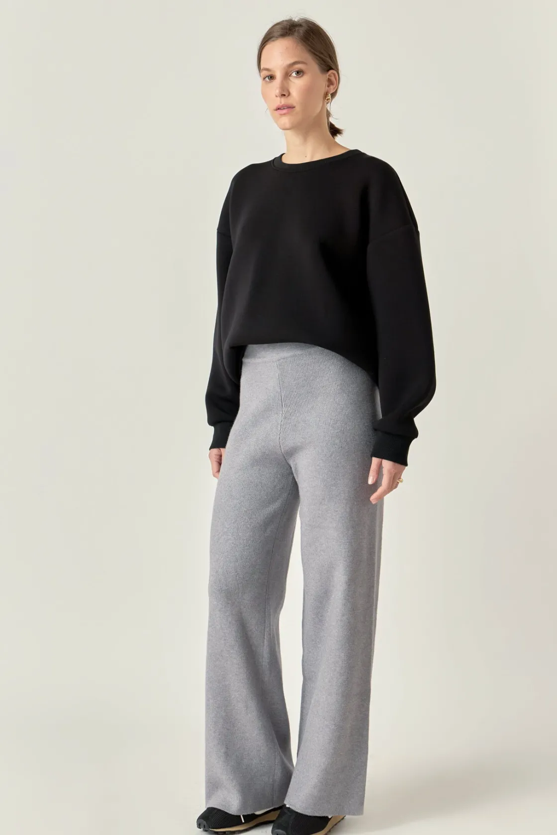 english_factory__knit_wid_6.webp ENGLISH FACTORY Sweaters & Knits | Matching Sets*- Knit Wide Pants