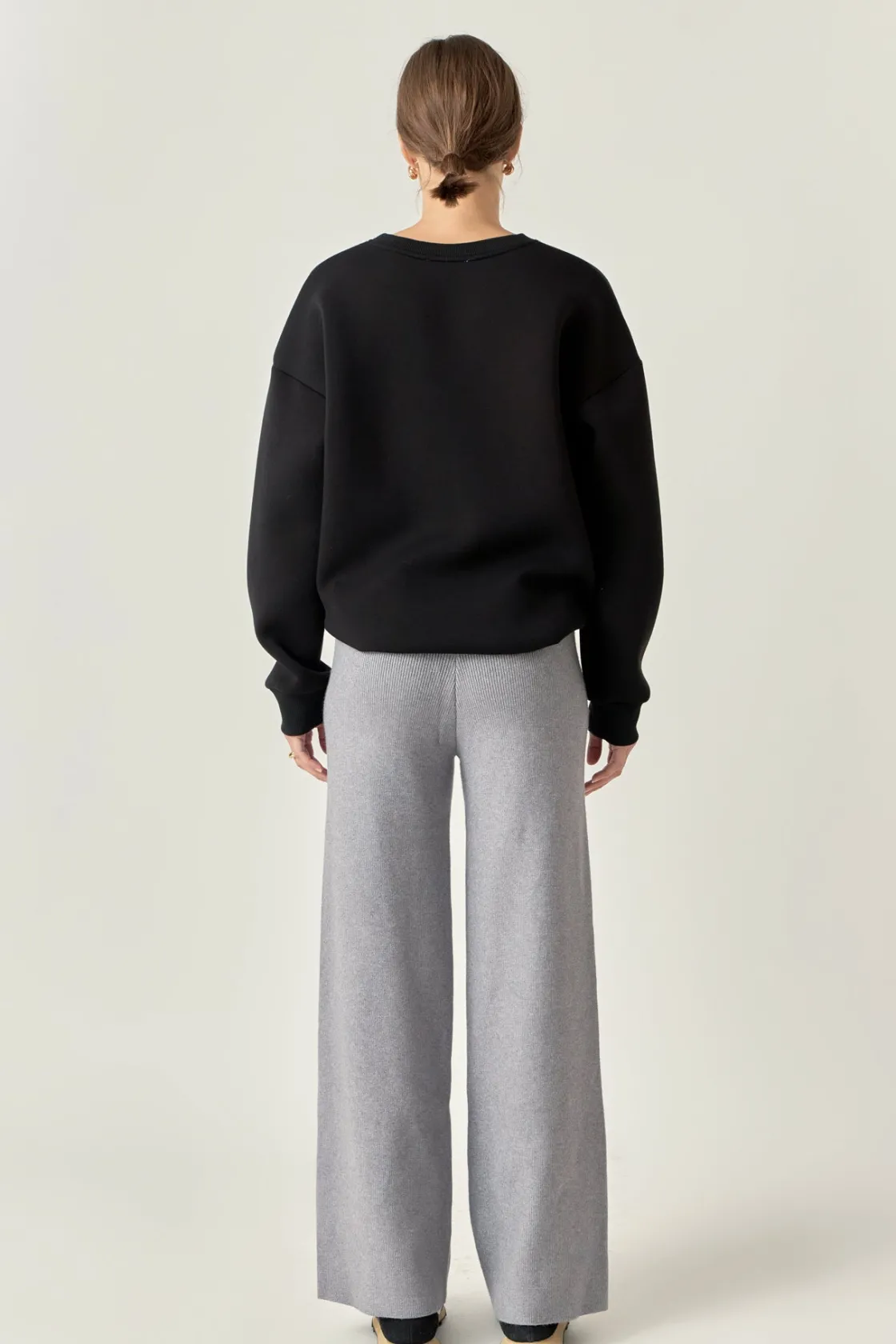 english_factory__knit_wid_7.webp ENGLISH FACTORY Sweaters & Knits | Matching Sets*- Knit Wide Pants