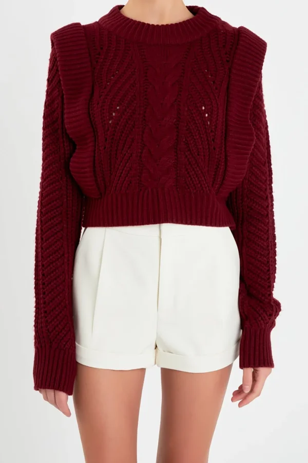 ENGLISH FACTORY Sweaters & Knits*- Knitted Sweater