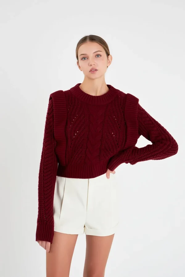 ENGLISH FACTORY Sweaters & Knits*- Knitted Sweater