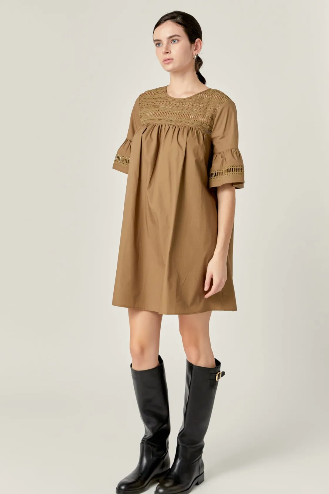 english_factory__lace_det_1-1.webp ENGLISH FACTORY Lace Dresses | Tops*- Lace Detail Mini Dress