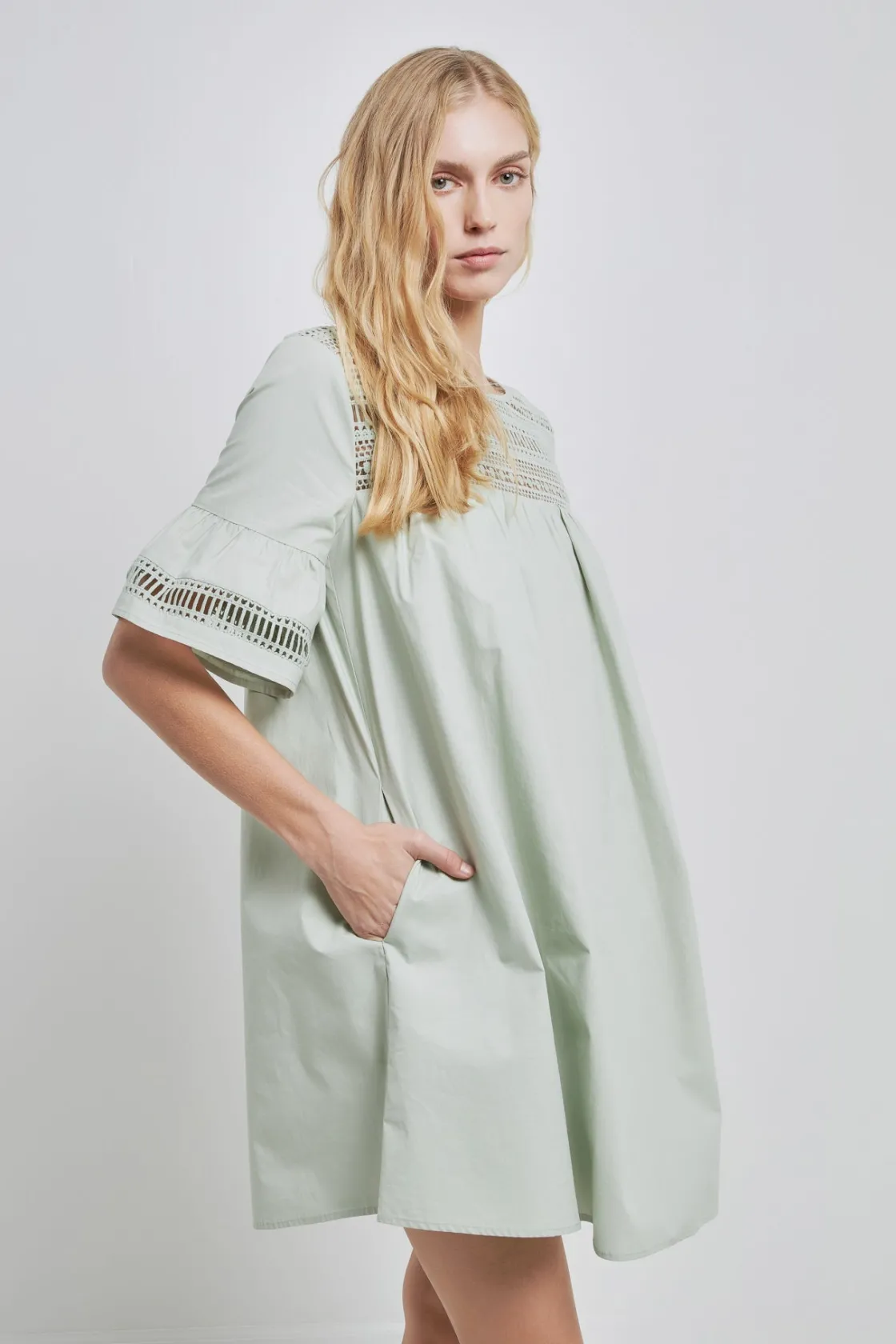 english_factory__lace_det_11.webp ENGLISH FACTORY Lace Dresses | Tops*- Lace Detail Mini Dress