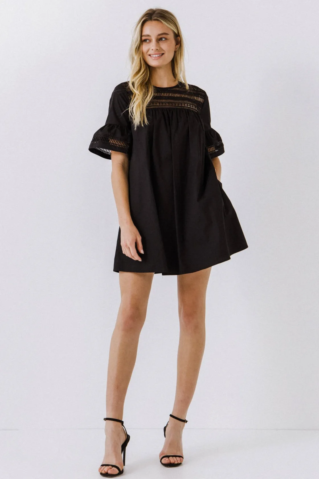 english_factory__lace_det_19.webp ENGLISH FACTORY Lace Dresses | Tops*- Lace Detail Mini Dress
