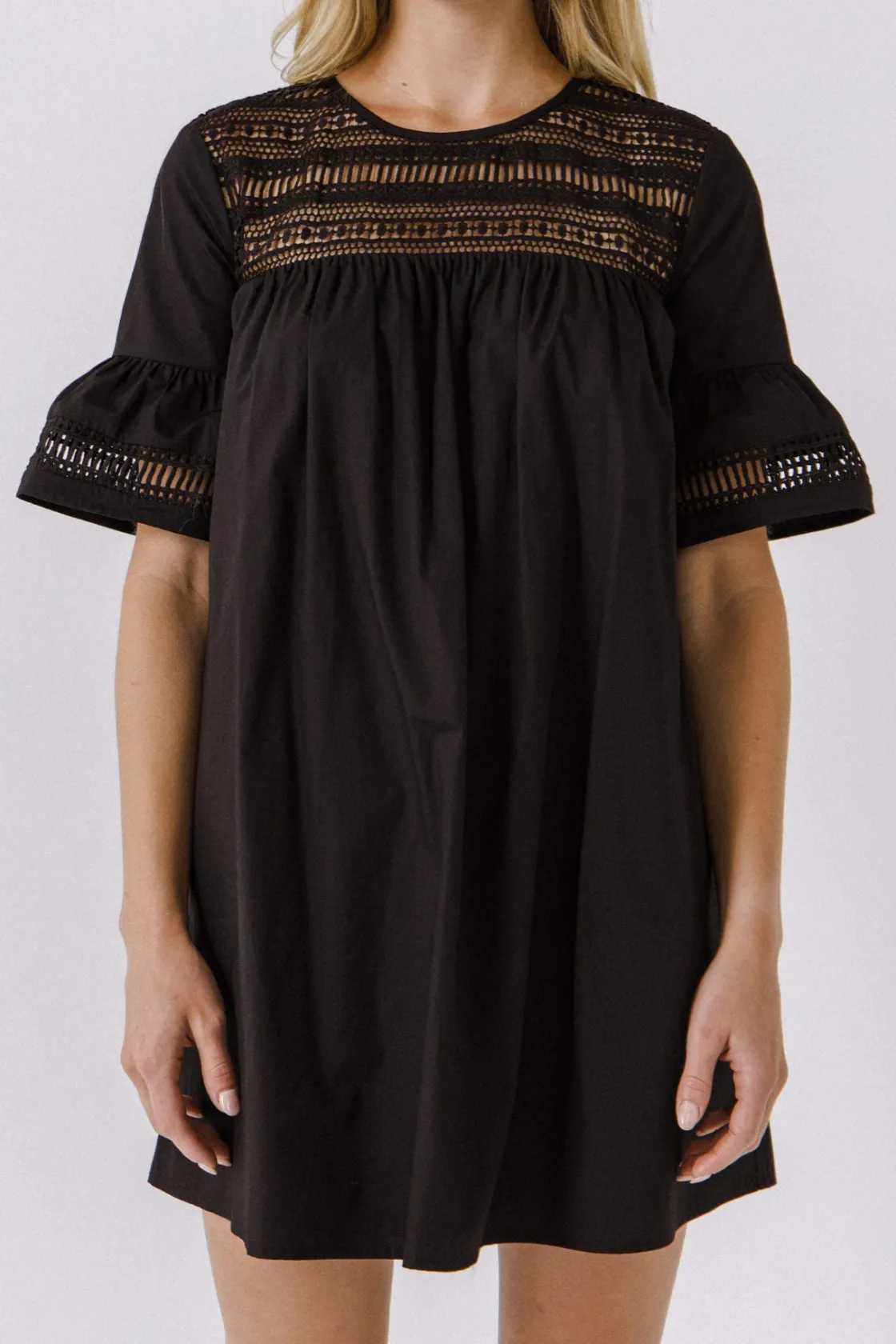english_factory__lace_det_20.webp ENGLISH FACTORY Lace Dresses | Tops*- Lace Detail Mini Dress